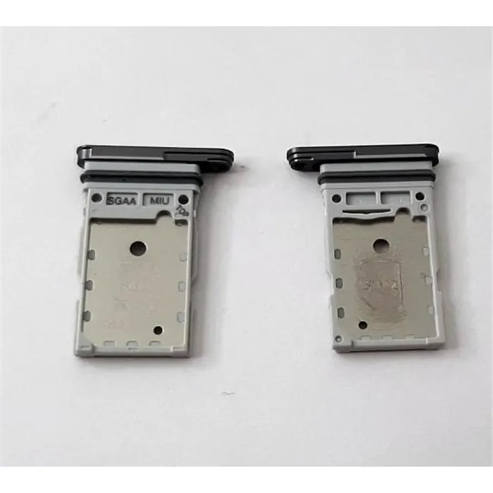 Soporte o bandeja dual sim negra para Samsung Galaxy S23 FE S711 calidad premium