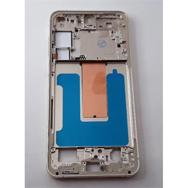 Carcasa central o marco dorado para Samsung Galaxy S23 Plus SM-S916 calidad premium