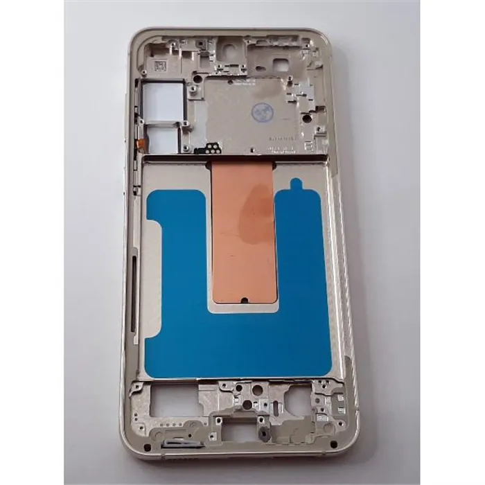 Carcasa central o marco dorado para Samsung Galaxy S23 Plus SM-S916 calidad premium