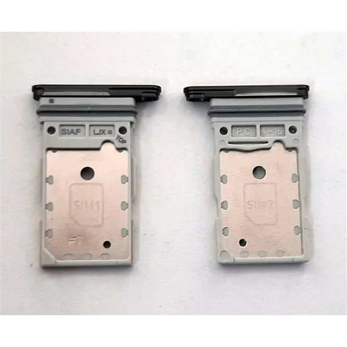 Soporte o bandeja dual sim gris para Samsung Galaxy S23 Plus SM-S916 calidad premium