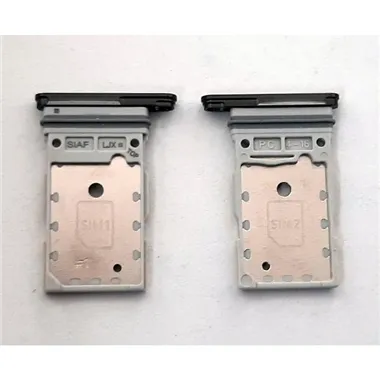 Soporte o bandeja dual sim gris para Samsung Galaxy S23 Plus SM-S916 calidad premium