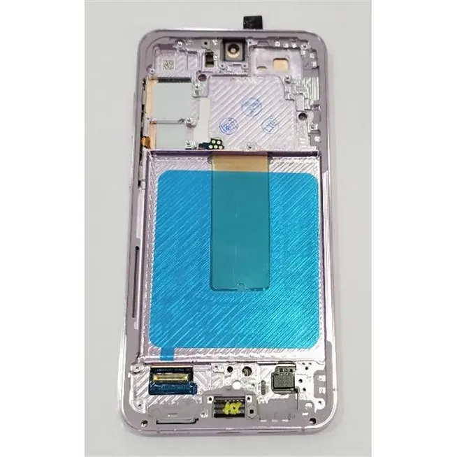 Pantalla lcd para Samsung Galaxy S23 Plus S916B mas tactil negro con marco morado calidad premium