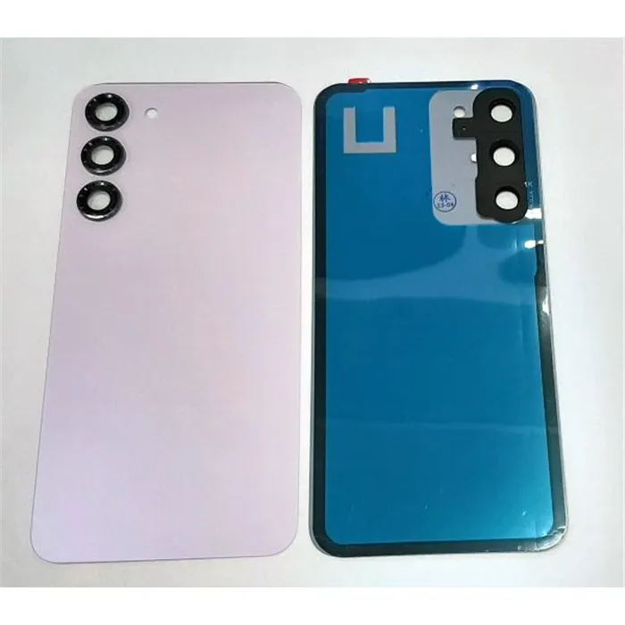 Tapa trasera o tapa bateria rosa para Samsung Galaxy S23 Plus SM-S916 mas cubierta camara