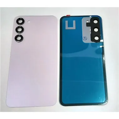 Tapa trasera o tapa bateria rosa para Samsung Galaxy S23 Plus SM-S916 mas cubierta camara