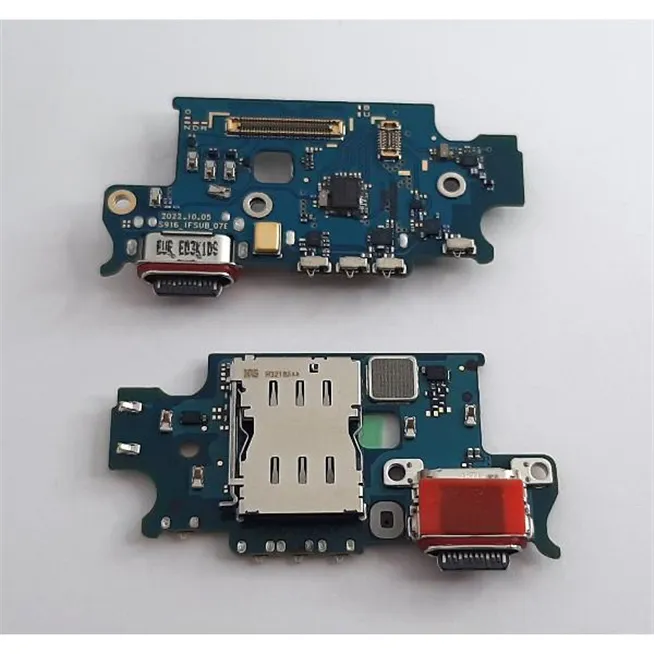 Flex puerto carga mas lector sim para Samsung Galaxy S23 Plus SM-S916 GH96-15620A Service Pack