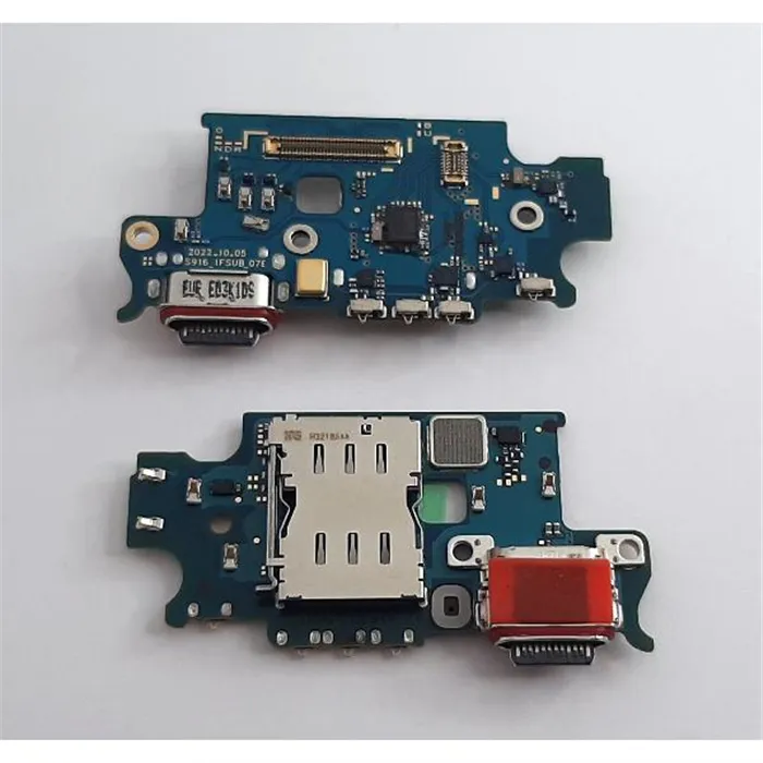 Flex puerto carga mas lector sim para Samsung Galaxy S23 Plus SM-S916 GH96-15620A Service Pack