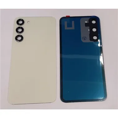 Tapa trasera o tapa bateria amarilla para Samsung Galaxy S23 Plus SM-S916 mas cubierta camara