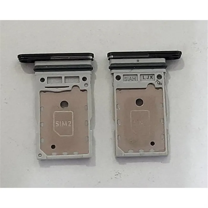 Soporte o bandeja dual sim negra para Samsung Galaxy S23 Ultra SM-S918 calidad premium