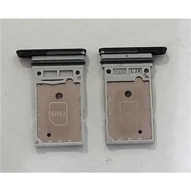 Soporte o bandeja dual sim negra para Samsung Galaxy S23 Ultra SM-S918 calidad premium