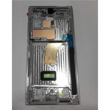 Carcasa central o marco lima azul sky para Samsung Galaxy S23 Ultra SM-S918 GH96-15833G Service Pack
