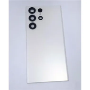 Tapa trasera o tapa bateria blanca para Samsung Galaxy S23 Ultra SM-S918 mas cubierta camara