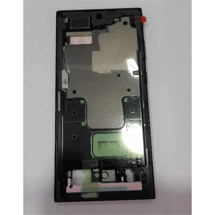Carcasa central o marco gris rojo para Samsung Galaxy S23 Ultra SM-S918 GH96-15833E Service Pack
