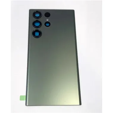 Tapa trasera o tapa bateria verde oscuro para Samsung Galaxy S23 Ultra SM-S918 mas cubierta camara