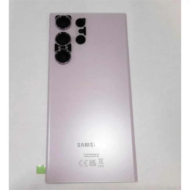 Tapa trasera o tapa bateria lavanda para Samsung Galaxy S23 Ultra SM-S918 GH82-30400D mas cubierta camara Service P
