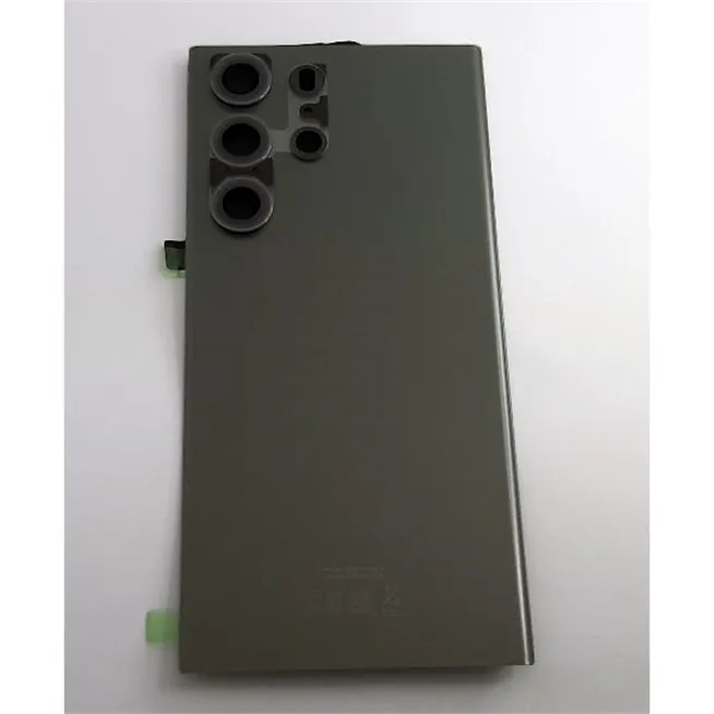 Tapa trasera o tapa bateria verde para Samsung Galaxy S23 Ultra 5G SM-S918B GH82-30400C Service Pack