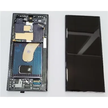 Pantalla lcd para Samsung Galaxy S23 Ultra S918B mas tactil negro con marco negro calidad premium