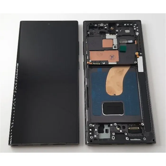 Pantalla oled para Samsung Galaxy S23 Ultra SM-S918 mas tactil negro mas marco negro compatible