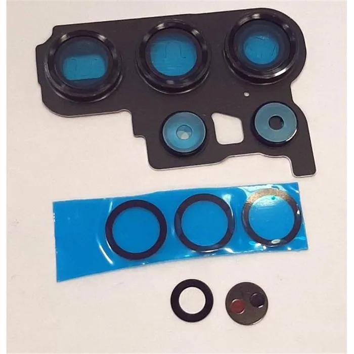 Set 5 lente camara para Samsung Galaxy S23 Ultra SM-S918 mas cubierta negra calidad premium
