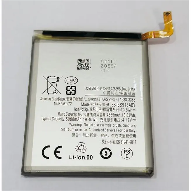 Bateria EB-BS918ABY 5000mAh para Samsung Galaxy S23 Ultra S918 calidad premium