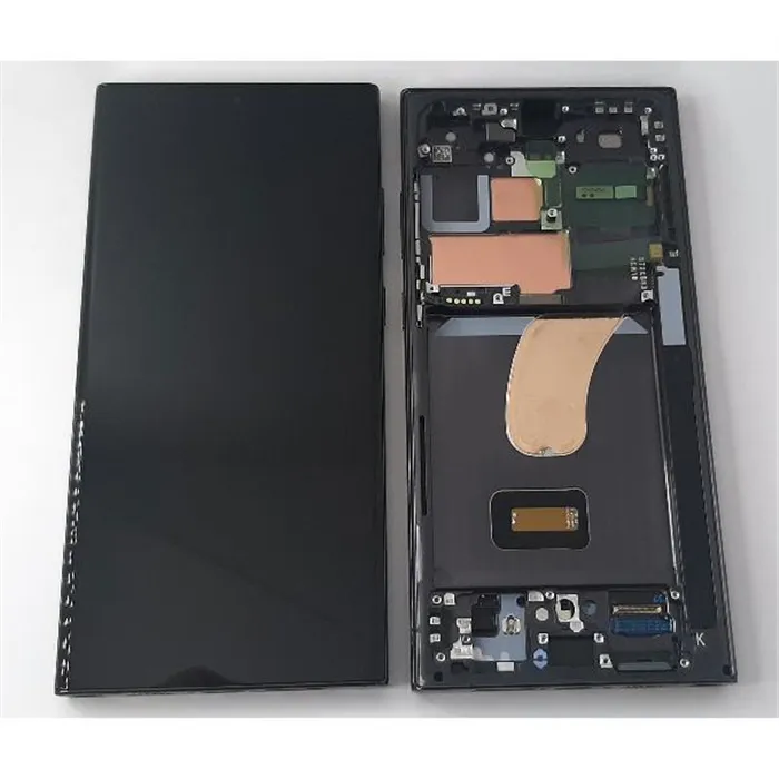 Pantalla lcd para Samsung Galaxy S23 Ultra SM-S918 mas tactil negro mas marco negro Service Pack GH82-30465A G