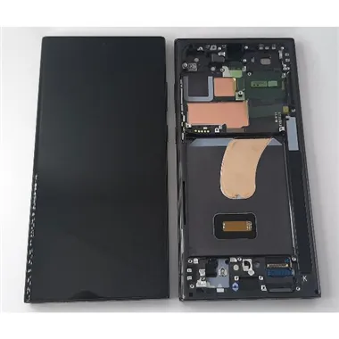 Pantalla lcd para Samsung Galaxy S23 Ultra SM-S918 mas tactil negro mas marco negro Service Pack GH82-30465A G