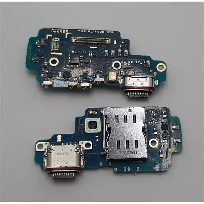 Flex puerto carga mas lector sim para Samsung Galaxy S23 Ultra SM-S918 calidad premium