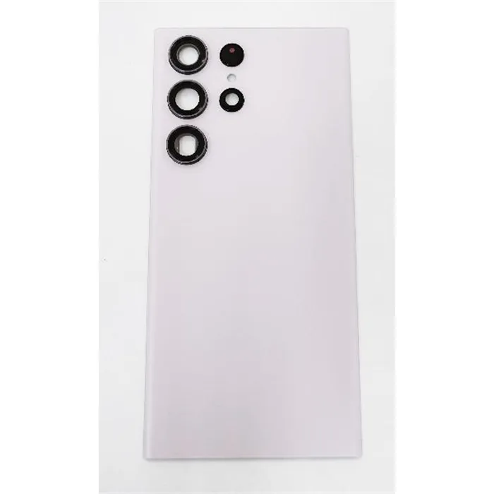 Tapa trasera o tapa bateria purpura para Samsung Galaxy S23 Ultra SM-S918 mas cubierta camara