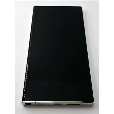 Pantalla LCD mas tactil negro para Samsung galaxy s23 Ultra 5G SM-S918B Gh82-30466B mas marco crema service pack