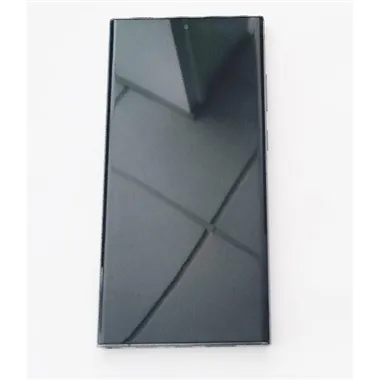 Pantalla LCD mas tactil negro para Samsung Galaxy s23 ultra SM-S918B GH82-30466C mas marco verde service pack