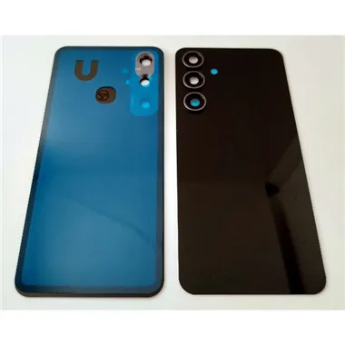 Tapa trasera o tapa bateria negra para Samsung Galaxy S24 FE 5G S721 con cristal de camara