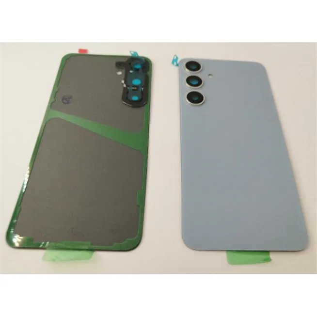Tapa trasera o tapa bateria azul para Samsung Galaxy S24 Plus S926 con lente de camara