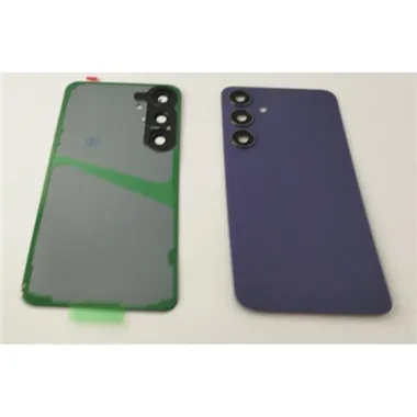 Tapa trasera o tapa bateria purpura para Samsung Galaxy S24 Plus S926 con lente de camara 