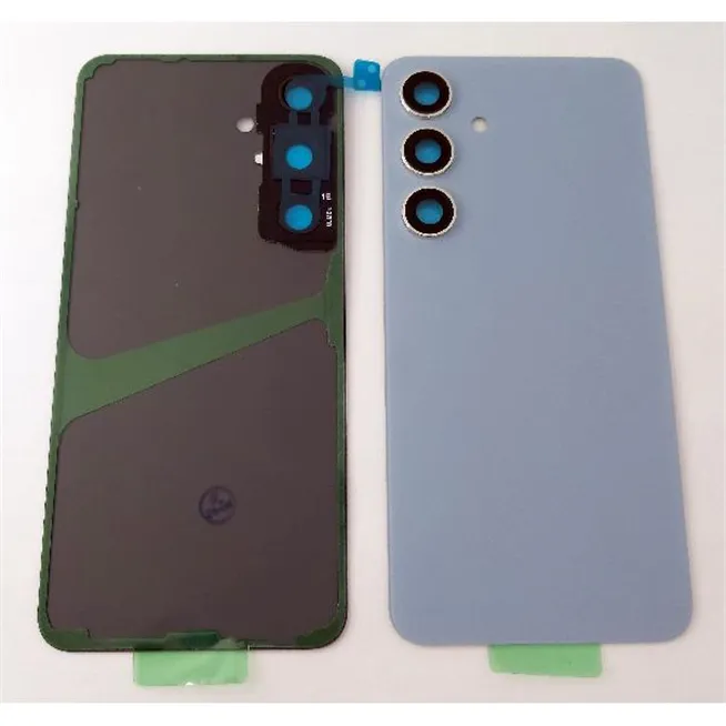 Tapa trasera o tapa bateria azul para Samsung Galaxy S24 S921 con lente de camara
