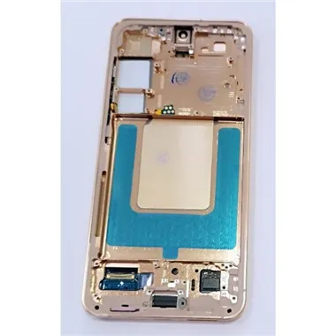 Pantalla lcd para Samsung Galaxy S24 S921 mas tactil negro con marco naranja calidad premium