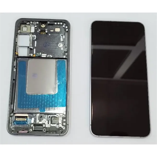 Pantalla lcd para Samsung Galaxy S24 S921 mas tactil negro con marco negro calidad premium