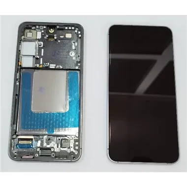 Pantalla lcd para Samsung Galaxy S24 S921 mas tactil negro con marco negro calidad premium