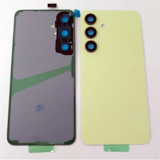 Tapa trasera o tapa bateria verde para Samsung Galaxy S24 S921 con lente de camara