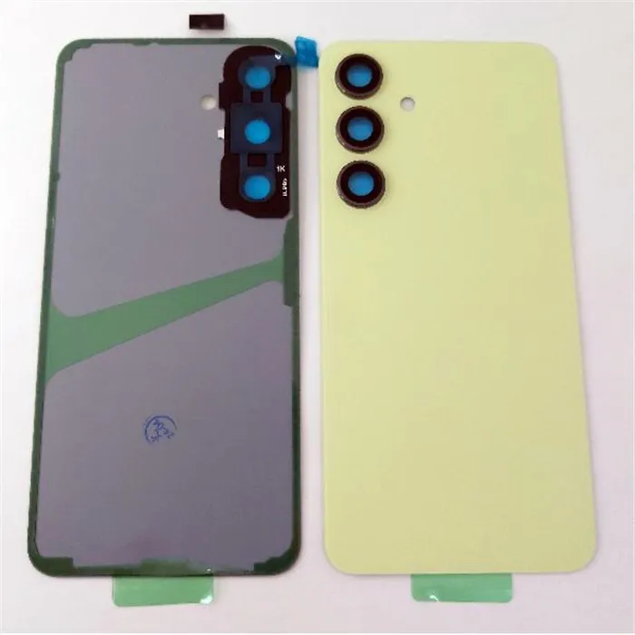 Tapa trasera o tapa bateria verde para Samsung Galaxy S24 S921 con lente de camara