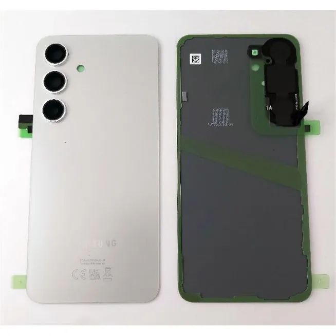 Tapa trasera o tapa bateria gris para Samsung Galaxy S24 SM-S921B GH82-33101B Service Pack