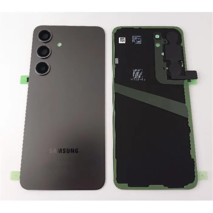 Tapa trasera o tapa bateria negra para Samsung Galaxy S24 SM-S921B GH82-33101A Service Pack