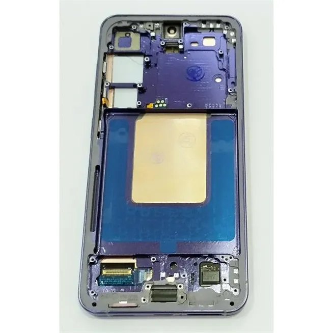 Pantalla lcd para Samsung Galaxy S24 S921 mas tactil negro con marco azul calidad premium