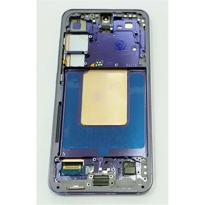 Pantalla lcd para Samsung Galaxy S24 S921 mas tactil negro con marco azul calidad premium