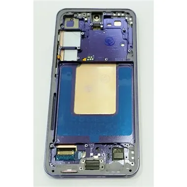 Pantalla lcd para Samsung Galaxy S24 S921 mas tactil negro con marco azul calidad premium