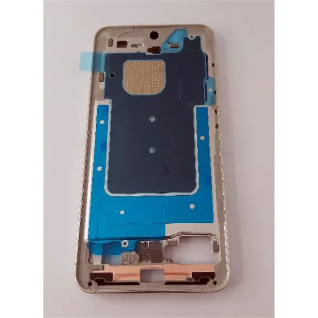 Carcasa central o marco amarillo para Samsung Galaxy S24 SM-S921B GH82-33418D Service Pack