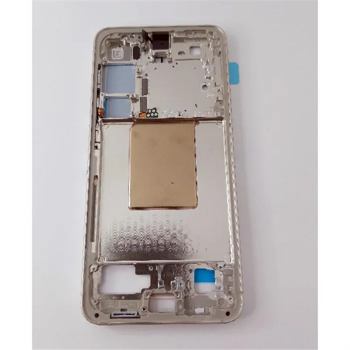 Carcasa central o marco amarillo para Samsung Galaxy S24 SM-S921B GH82-33418D Service Pack
