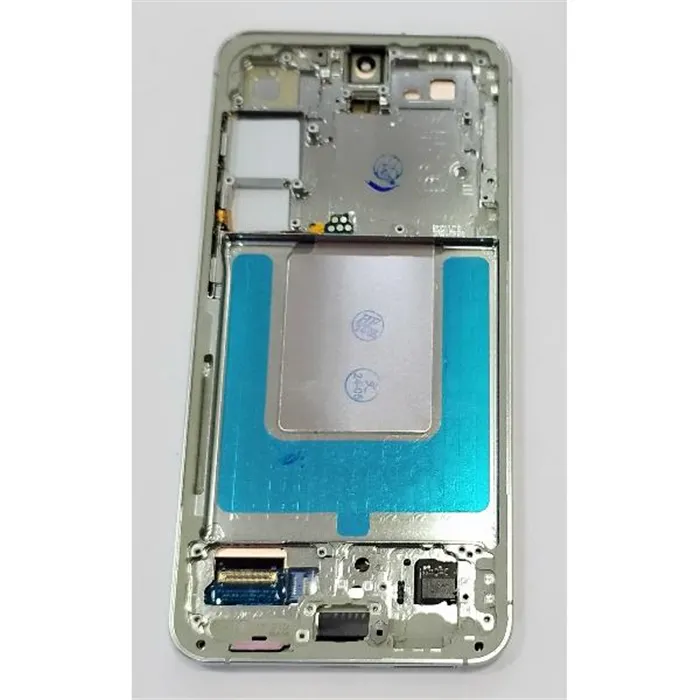 Pantalla lcd para Samsung Galaxy S24 S921 mas tactil negro con marco verde calidad premium