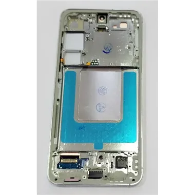 Pantalla lcd para Samsung Galaxy S24 S921 mas tactil negro con marco verde calidad premium