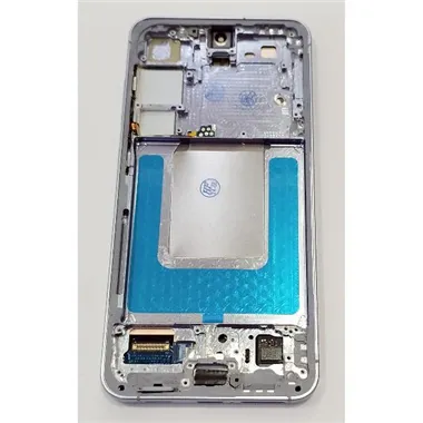 Pantalla lcd para Samsung Galaxy S24 S921 mas tactil negro con marco verde claro calidad premium