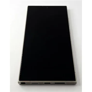 Pantalla lcd para Samsung Galaxy S24 Ultra SM-S928B mas tactil negro con marco amarillo GH82-33396C Service Pack