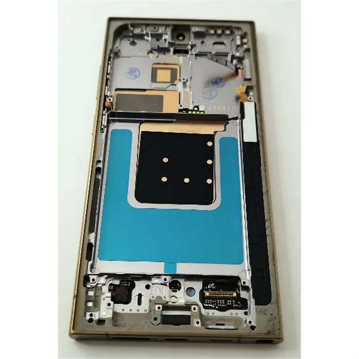 Pantalla lcd para Samsung Galaxy S24 Ultra S928 mas tactil negro con marco naranja calidad premium